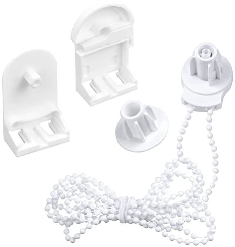 Roller Blind Spares - Replacement Repair Kit with 2M Beaded Chain, Brackets