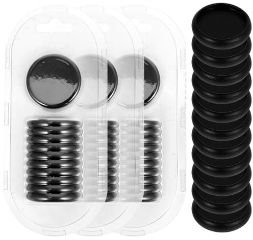 Operitacx Binder Book Rings Book Binding Discs 44pcs 38mm Notebooks Planners Expansion Discs Black Binding Ring Discs for Extra Notes Pages