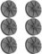 Mocoli Bobine de Fil de Coupe Gardena, 6 Pièces Bobine pour Coupe-Bordures Turbo Taille-Bordures 5307-20 Cordon 6m Rechange de Coupe Gazon Bobine pour Gardena