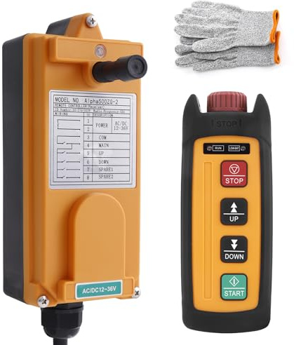 sloHEXtted AlphaZG-2 Industrial Wireless Crane Remote Control 12-36V