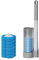 Disposable Toilet Brush, Toilet Wand Kit Toilet Brush with Holder Toilet Cleaning System With Disposable Refill Heads 6 Pieces, Toilet Cleaner Brush Toilet Wand Kit for Bathroom (Grey)