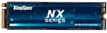 KingSpec SSD M.2 NVME 2280 PCle Gen 3×4, NVMe 1.3 256Go NX-256GB (2280) Compatible Apple