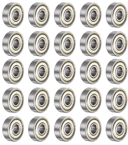 QUARKZMAN 25 Stück 626ZZ Kugellager 6x19x6mm Kohlen Stoffstahl Doppelt Abgeschirmt ABEC3 Z1 Lager für Motoren