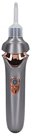 LED-Ohrenschmalzentferner, USB-Aufladung, Elektrischer Ohrenreiniger, Staubsauger mit Weicher Spitze, für und Erwachsene Zur Täglichen Pflege (BLACK)