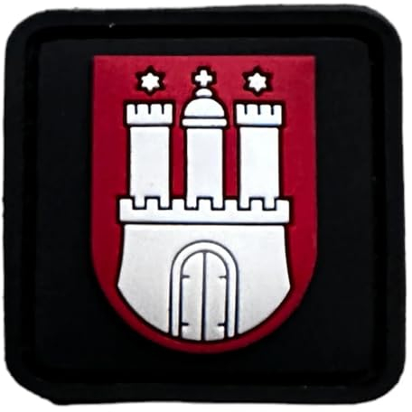 RE Hamburg HH Morale Patch 3x3 cm mit Hakenklett
