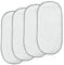 PandaEar Paquete de 4 Forros Impermeables para Cambiador, Almohadillas para Cambiar Pañales de Bebé, Funda Suave para Cambiador, 60 x 30 cm