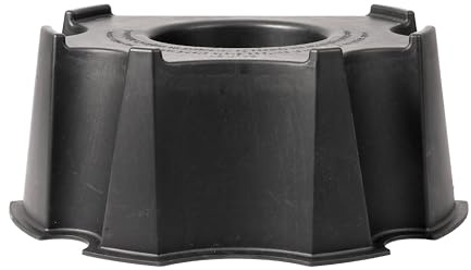 RTS Home Accents Support de tonneau de Pluie 100% recyclé, Taille S, 101,6 x 50,8 x 76,2 cm, Noir