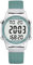 Reloj podómetro para Mujer, grabación de calorías y Distancia, Alarma, Cuenta atrás, visualización de la Hora,sin Carga ni aplicación, 2401 (Verde)