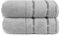 Casalina Premium Towels Freya - Juego de Toallas de Mano (50 x 100 cm), Color Gris