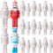 Zubebe 18 Pcs Christmas Paint Your Own Ceramic Nutcrackers Bulk Ceramic Nutcrackers to Paint Unpainted Nutcrackers Figurines Ready to Paint Ceramics Plaster Nutcracker Keepsake Christmas DIY Ornaments