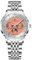 Pagani Design Mode Minimalistisch Quarz Analog 40mm Edelstahl Datum Kalender Wasserdicht Leuchtend Herrenarmbanduhr Leder/Edelstahlarmband(Stahlgürtel Orange 1)