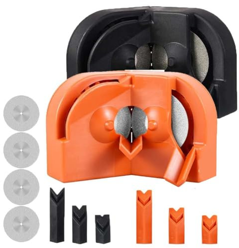 FYOBOT Affilatrice Multiuso per Punte da Trapano, Affilatrice per Punte da Trapano, con 4 Mole, Affilatrice Elettrica per Punte da Trapano