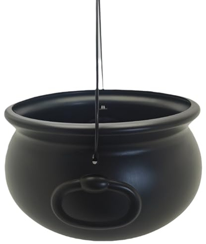 NIHENHAO Grand Chaudron Noir de 305 cm pour décoration de fête d'halloween