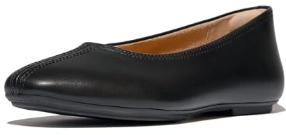 Fitflop Delicato High-Cut Leather Women's Black Flats - UK 5