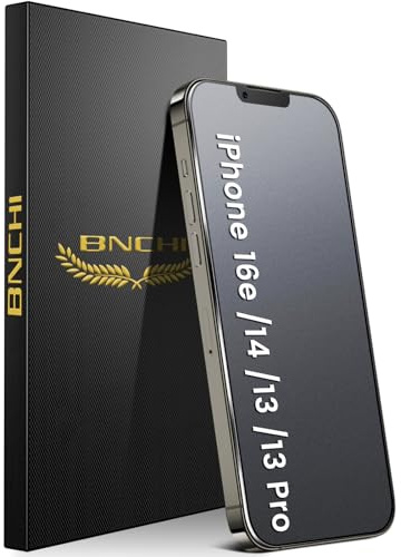 BNCHI 3 Stück Matt Panzer Schutz Glas für iPhone 16e/13/13 Pro/14, 9H Härte Full Screen Matte Schutzfolie, Anti-Fingerabdruck, Blendschutz Screen Protector