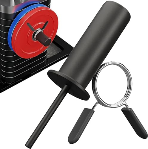 MINGZE Gym Pin, Weight Stack Pin 10 * 110mm, Replacement Weight Cable Stack Extender Pin for Gym Home, Weight Extender Pin for Stack Machine Load Extra Barbell for Families and Gyms