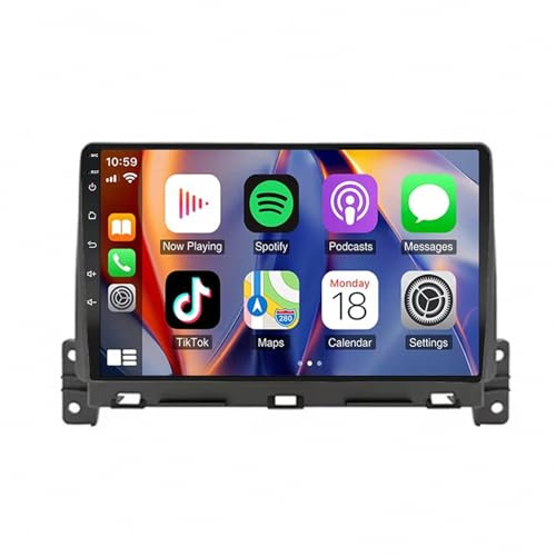 Pantalla Coche para Great Wall Wingle 7 2018-2021 Enlace Espejo iOS, Navegación, G00Gle Asistente de Voz, Siri, FM, Aux, Bluetooth, 4 Nuclear 4G+64G