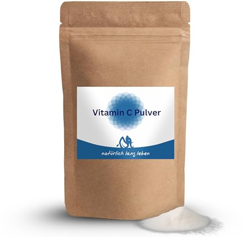 Vitamin C Pulver Ascorbinsäure 500 g vegan | GMO-frei, frei von Farb-, Süß- und Konservierungsstoffen