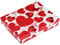 EYS JEWELRY Herzen Schmuck-Etui für Collier 127 x 125 x 30 mm Kartonage rot Halskette-Box Schachtel Schatulle Geschenk-Verpackung