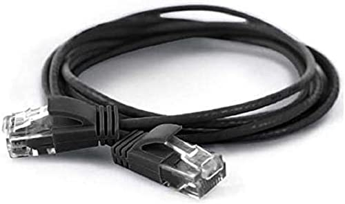 wantecWire Extra dünnes Patchkabel CAT.6 UTP, Länge 0.5 m, schwarz