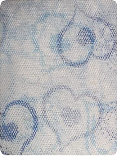 Russo Tessuti Telo Tenda Pannello ZANZARIERA Fantasia Retina Moschiera 150 x 250 cm-Blu