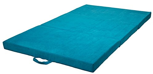 Velinda Klappmatratze Faltmatratze Gästebett Campingmatratze Reisematratze 120x200x10cm (Farbe: blau)