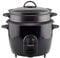 Techwood Autre Fornello Riso, 700 W, 1.8 Litri, Alluminio, Nero