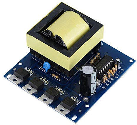 500W Inversor Boost Board Transformador de Potencia DC 12V/24V a AC 18V 0-220V-380V Inversor Boost Module Board para Field Night Market Vendors, etc.