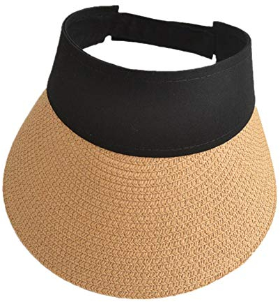 HEELPPO Strohhut Sommerhut Strohhut Damen Strohhut Vogelscheuche Sonnenhut Damen Sonnenhut Sombrero Safari Hut Packbare Sonnenhüte Für Frauen Strohhüte Für Frauen Khaki,Freesize