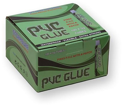 PVC-Kleber 5g 100er-Pack - Spezieller Klarer PVC-Klebstoff