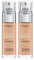 2 x L'Oréal Paris Accord Parfait Foundation, natürliches Fluid, passt sich der Hautfarbe an mit Hyaluronsäure Farbe 2.N Vanille - 2 Grundierungen zu je 30 ml