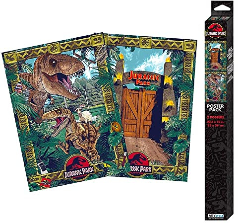 GB eye JURASSIC PARK Set 2 Chibi Posters - Tore und Biodiversität (52x38)