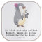 Mr. & Mrs. Panda Flaschenuntersetzer Zahnarzthelferin Herz - Geschenk, Schenken, Holzuntersetzer, Kollege, Getränkeuntersetzer, Tassen Untersetzer,