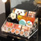 YIEZI Nagellack Aufbewahrung 60 Flaschen von 5 Schichten Sonnenbrille Acryl Display Rack ätherische Öle Halter klar Make-up-Organisator kein Werkzeug erforderlich Montage