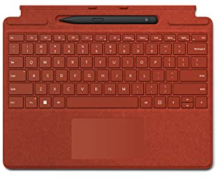 Microsoft Surface Pro Signature Keyboard with Slim Pen 2, QWERTY, Englisch, Touchpad, Microsoft, Sur (8X8-00027)