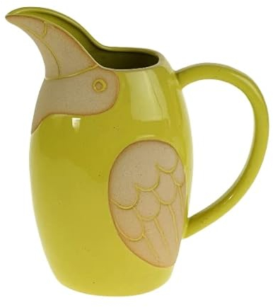 Karaffe Krug Birdy Deko Vase Steingut, Gr, 22 x 13 x 23,5