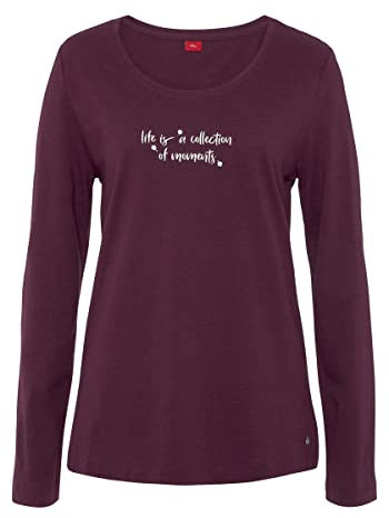 s.Oliver Ak-142-1-45 Haut de Pijama, Vieux Rose, 42-44 Femme