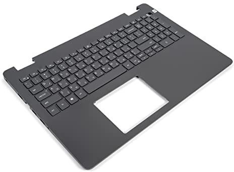 Dell Inspiron 3501/3502/3505 Black Palmrest & HEBREW Backlit Keyboard - 033HPP + 02WWDH (03RN6) (Renewed)