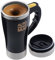 Knpwer 450ml Tasse Magnétique Automatique, Magnetic String Mug Double LayerCafé Agitation Tasse de Mélange,Cocktail électrique Shaker en Acier Inoxydable