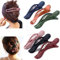 Pinza Fuerte para el Cabello, Pinzas Pelo Grande Negro, Accesorios Bonitos para Niñas, Pasadores Mujer Fiesta, 6 Pcs Hair Clips