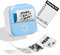 Odaro T02 Mini Drucker, Inkless Sticker Drucker Protable, Inkless Fotodrucker mit 1 Rolle Papier, Bluetooth Thermotaschendrucker für Notizen, Fotos, DIY Druck, Geburtstag - Blau