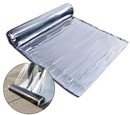 Bitumentape Wasserdichtes Aluminiumklebeband, auslaufsicheres Reparaturband für den Außenbereich zum Abdichten und Befestigen von Dachpappen, Oberflächenrissen, Fensterbanköffnungen, Rohrbruch (1x9m)