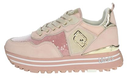 Sneakers Basse Donna Liu Jo Maxi Wonder 24 Daino Rosa - 36