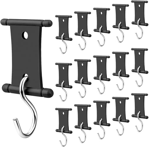 Homgaty Kederleiste Haken, 16 Set RV Markisen Haken für Kederschiene 5/6mm und 7/8mm, Markisenhaken Camping Kederschiene Zubehör für Wohnmobil, Wohnwagen, Camping Zelt