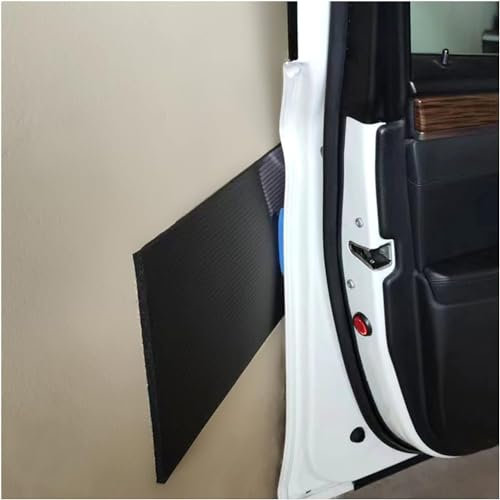 JSY eckenschutz für garagen Türkantenschutzstreifen, Parkplatz, Wandkantenschutzstreifen, Garagenwandeckenschutz. Garage Wandschutz (Color : Black-1cm, Size : 1pcs)