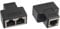 HUAREW Empalme RJ45, Conectores Divisores RJ45 1 a 2 Adaptador Compatible con Cable Cat5 Cat5e Cat6 Cat7(2 Unidades)