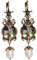 XUEYEGONGJI Tropfen-Ohrringe für Frauen, Vintage-Schmuck für Frauen – einzigartige Käfer-Skarabäus-Ohrringe – modische Abalone-Muschel-Ohrringe, Geschenke für Frauen, Hexenschmuck für Frauen