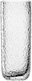 LEONARDO HOME Martello Vase • 1 Stück • Glasvase mit strukturierter Oberfläche • Modernes Design gepaart mit Eleganz • Transparente Blumenvase • Ideal für Blumensträuße • Höhe 26,5 cm • klar • 047098