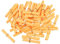Sourcing Map Lot de 100 mini rouleaux de papier de vœux vintage pour fête d'anniversaire, orange fluo