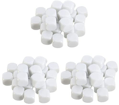 Alasum Sets Trocken Abwischbare Würfel Große Leere Spielwürfel Mm Glänzende Seitenwürfel Für Für Partys Pcs